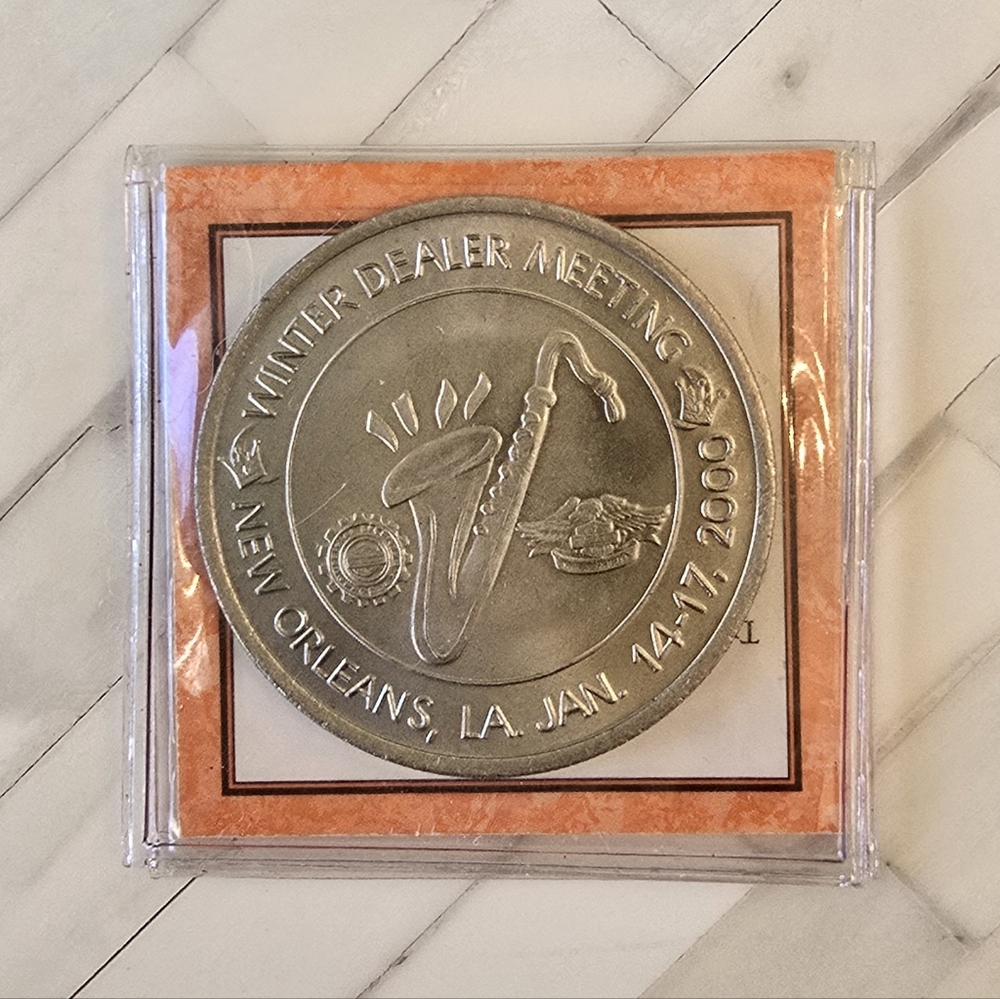 Harley-Davidson 2000 Winter Dealer Meeting Commemorative Coin - Ltd Ed - Picture 5 of 7